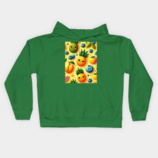 Fruity Pattern Kids Hoodie